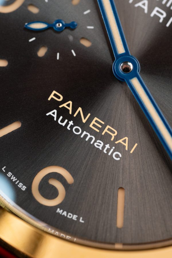 Đồng Hồ Panerai Luminor Marina PAM1115 Replica 11 Mạ Vàng Hồng Mặt Xám Nhà Máy VS 44mm (2)