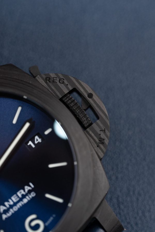 Đồng Hồ Panerai Luminot Marina PAM1664 Replica 11 Vỏ Carbon Dây Da Xưởng VS 44mm (1)