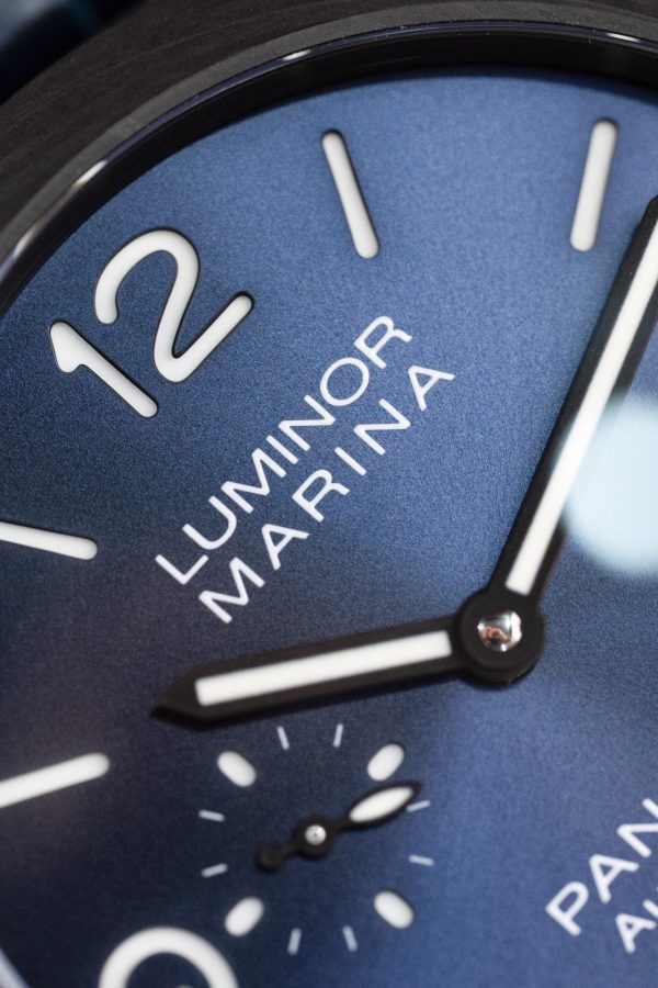 Đồng Hồ Panerai Luminot Marina PAM1664 Replica 11 Vỏ Carbon Dây Da Xưởng VS 44mm (1)