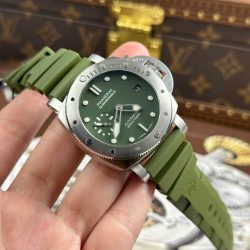 Đồng Hồ Panerai Submersible PAM01055 Replica 11 Màu Xanh Lá Cây Máy Cơ Thụy Sỹ Nhà Máy VS 42mm (2)