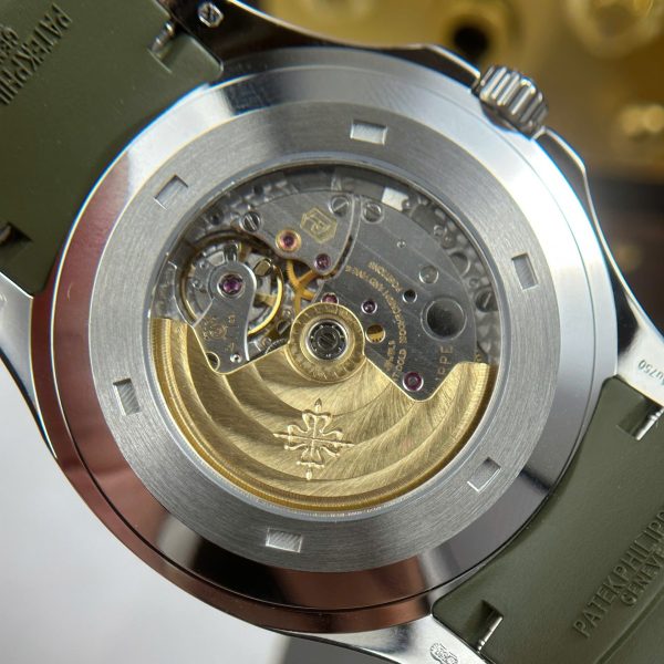 Đồng Hồ Patek Philippe Aquanaut 5168 Replica 11 Màu Xanh Lá Cây Máy Khắc Xưởng BBF 42mm (2)