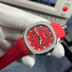 Đồng Hồ Patek Philippe Aquanaut 5268G Màu Đỏ Máy Cơ Automatic Xưởng PPF 38,8mm (1)