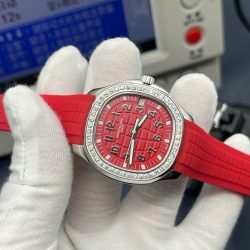 Đồng Hồ Patek Philippe Aquanaut 5268G Màu Đỏ Máy Cơ Automatic Xưởng PPF 38,8mm (1)