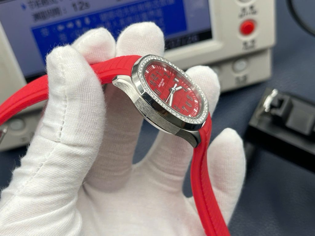 Đồng Hồ Patek Philippe Aquanaut 5268G Màu Đỏ Máy Cơ Automatic Xưởng PPF 38,8mm (1)