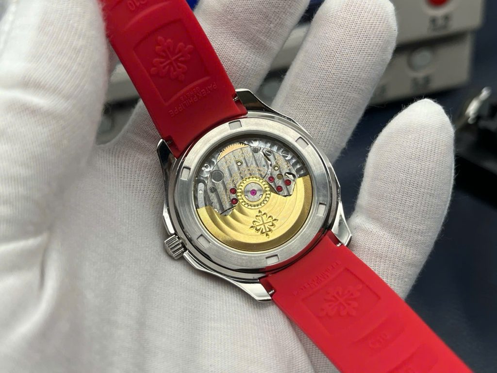 Đồng Hồ Patek Philippe Aquanaut 5268G Màu Đỏ Máy Cơ Automatic Xưởng PPF 38,8mm (1)