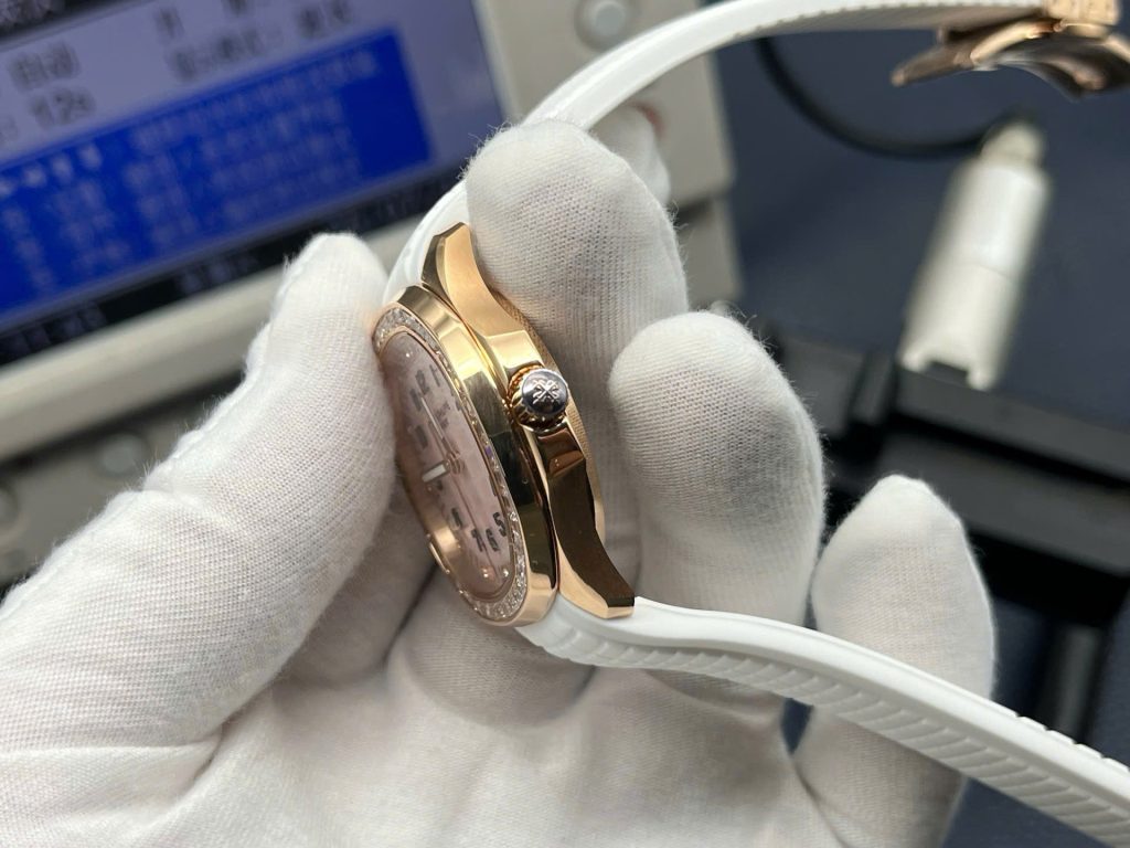 Đồng Hồ Patek Philippe Aquanaut 5268R Dây Cao Su Màu Trắng Máy Cơ Xưởng PPF 38,8mm (1)