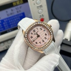 Đồng Hồ Patek Philippe Aquanaut 5268R Dây Cao Su Màu Trắng Máy Cơ Xưởng PPF 38,8mm (1)