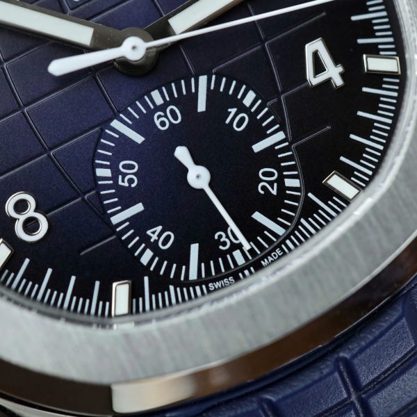 Đồng Hồ Patek Philippe Aquanaut 5968G Replica 11 Màu Xanh Dương Dây Cao Su 42 (2)