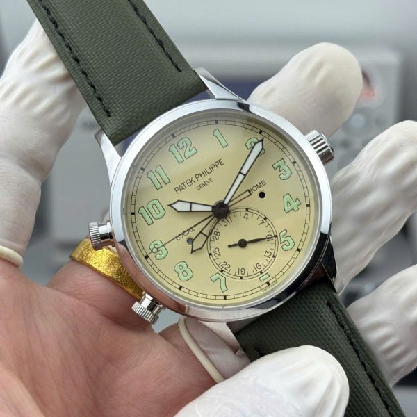Đồng Hồ Patek Philippe Calatrava Pilot Travel Time 5524G Replica Cao Cấp Nhất 42mm (1)