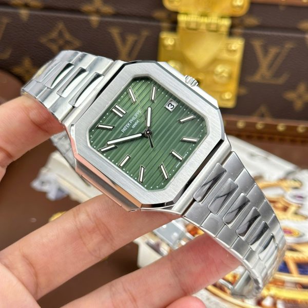 Đồng Hồ Patek Philippe Cubitus 5821 Mặt Xanh Lá Cây Tinh Chỉnh Nhà Máy 45mm (2)