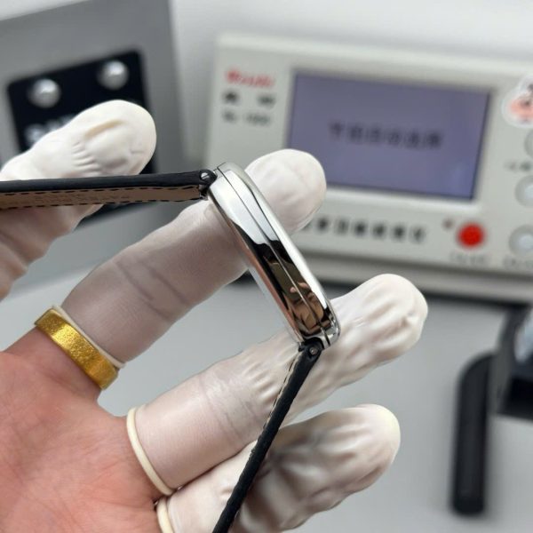 Đồng Hồ Patek Philippe Golden Ellipse 5738 Grand Feu Black Enamel Nhà Máy OM 34,5x39,5mm (1)