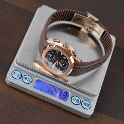 Đồng Hồ Patek Philippe Replica 11 Aquanaut 5968G Màu Nâu Dây Cao Su 42 (2)