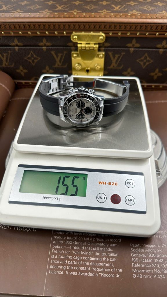 Đồng Hồ Rolex Cosmograph Daytona 126515 Chế Tác Mặt Thiên Thạch Trọng Lượng 155 Grams Xưởng QF 40mm (2)