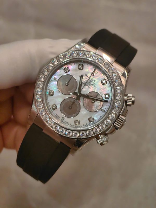 Đồng Hồ Rolex Cosmograph Daytona 126589RBR Mặt Xà Cừ 154 Grams Xưởng FH 40mm (1)