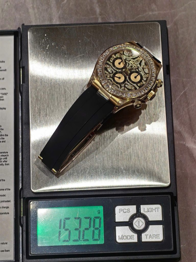 Đồng Hồ Rolex Cosmograph Daytona Eye of the Tiger 116588 Xưởng FH 154 Grams 40mm (1)