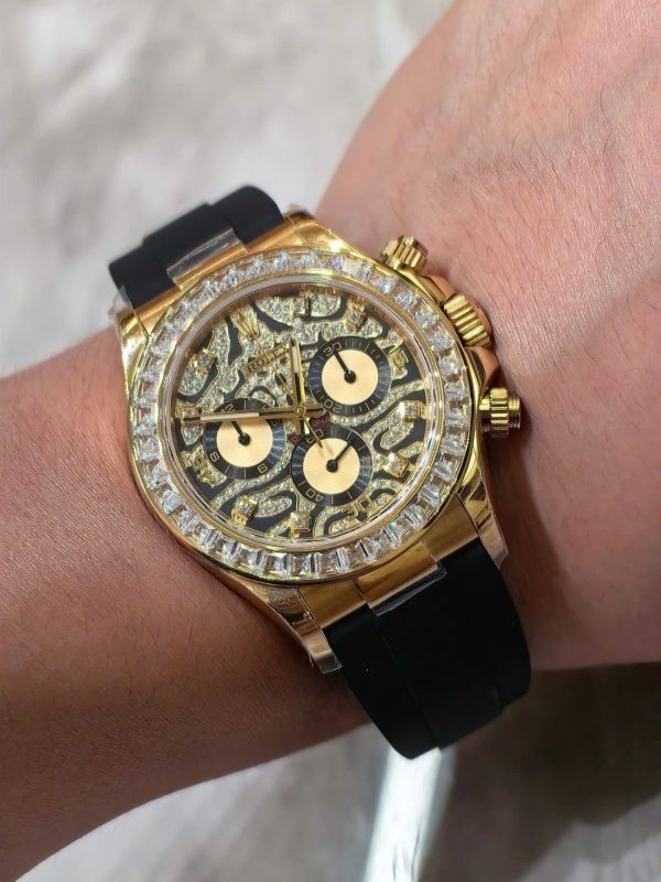 Đồng Hồ Rolex Cosmograph Daytona Eye of the Tiger 116588 Xưởng FH 154 Grams 40mm (1)