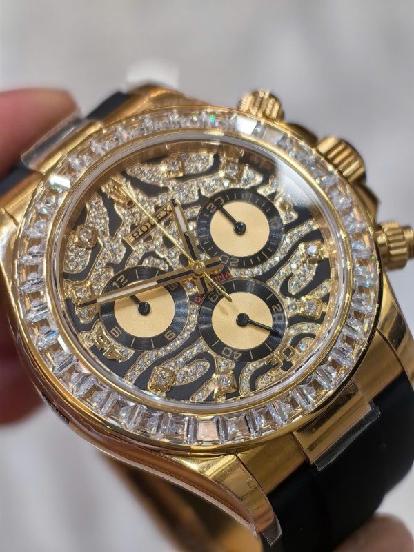Đồng Hồ Rolex Cosmograph Daytona Eye of the Tiger 116588 Xưởng FH 154 Grams 40mm (1)