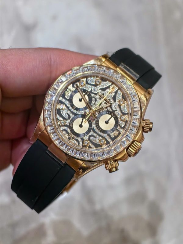 Đồng Hồ Rolex Cosmograph Daytona Eye of the Tiger 116588 Xưởng FH 154 Grams 40mm (1)
