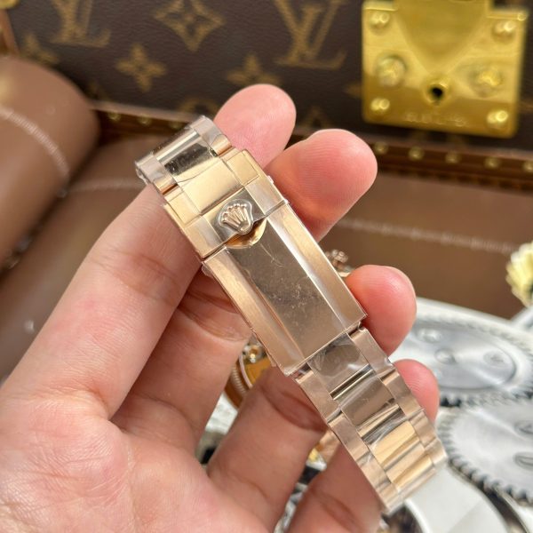 Đồng Hồ Rolex Cosmograph Daytona Le Mans 126525LN Replica 11 Mạ Vàng Hồng Trọng Lượng 173 Grams Xưởng QF 40mm (2)