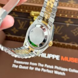 Đồng Hồ Rolex DateJust 126231 Replica 11 Mặt Số Xếp Gạch Viền Đính Đá Xưởng VS 36mm (2)