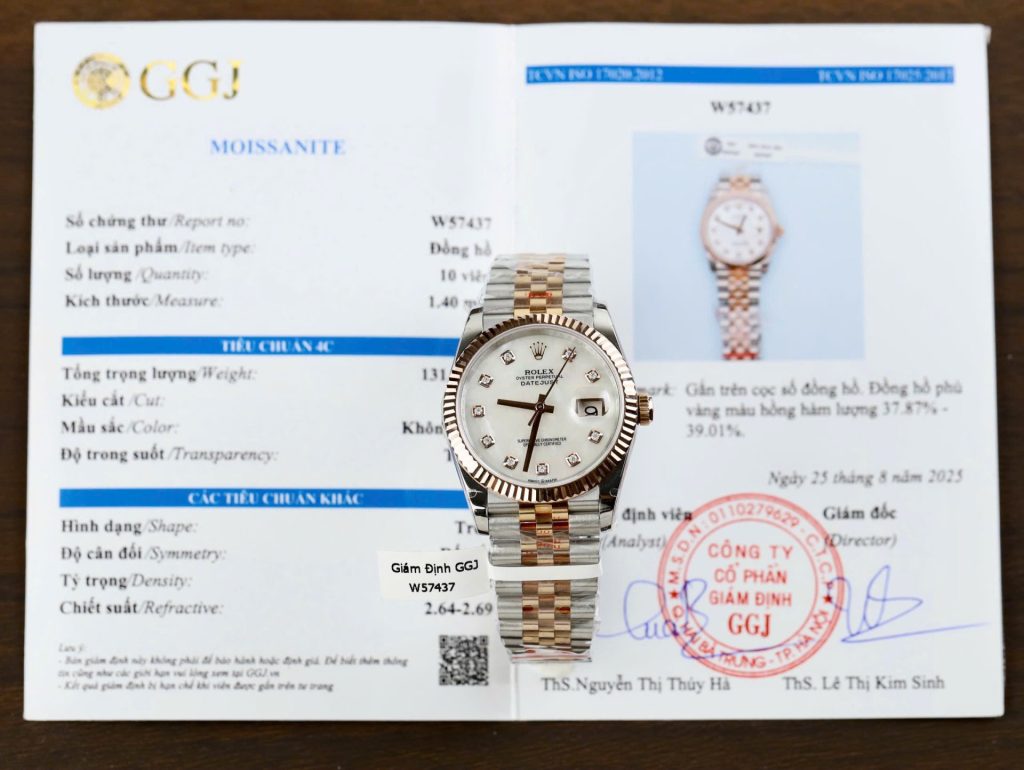 Đồng Hồ Rolex DateJust Mặt MOP Chế Tác Bọc Vàng Hồng 18K Nhà Máy GM 36mm (2)