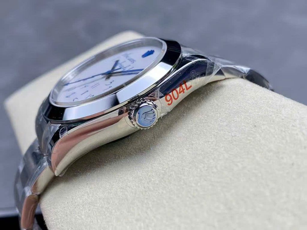 Đồng Hồ Rolex DateJust Who Cares I'm Already late Replica 11 Mặt Trắng Máy Cơ Thụy Sỹ 41mm (2)