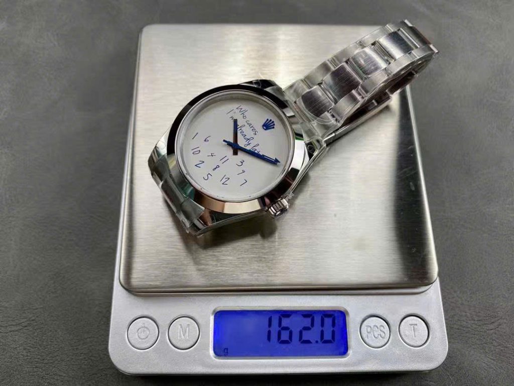 Đồng Hồ Rolex DateJust Who Cares I'm Already late Replica 11 Mặt Trắng Máy Cơ Thụy Sỹ 41mm (2)