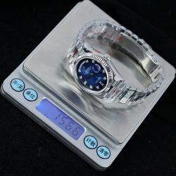 Đồng Hồ Rolex Day-Date 128239 Replica 11 Mặt Xanh Ombre Trọng Lượng ~157 Gram Xưởng QF 36mm (1)