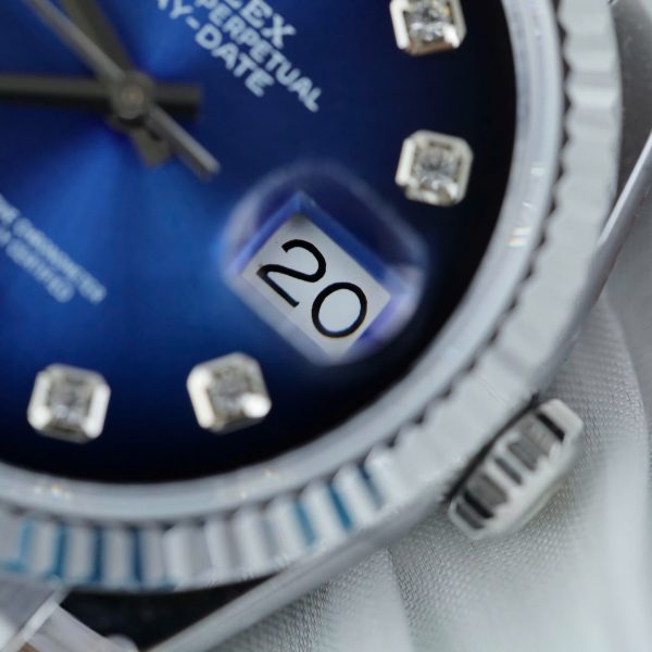 Đồng Hồ Rolex Day-Date 128239 Replica 11 Mặt Xanh Ombre Trọng Lượng ~157 Gram Xưởng QF 36mm (1)