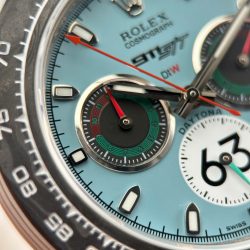 Đồng Hồ Rolex Daytona DiW Ferrari Replica 11 Mặt Tiffany Vỏ Carbon Trắng Siêu Nhẹ 40mm (2)