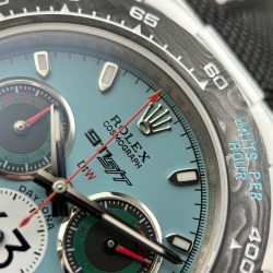 Đồng Hồ Rolex Daytona DiW Ferrari Replica 11 Mặt Tiffany Vỏ Carbon Trắng Siêu Nhẹ 40mm (2)