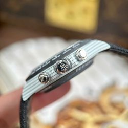 Đồng Hồ Rolex Daytona DiW Ferrari Replica 11 Mặt Tiffany Vỏ Carbon Trắng Siêu Nhẹ 40mm (2)