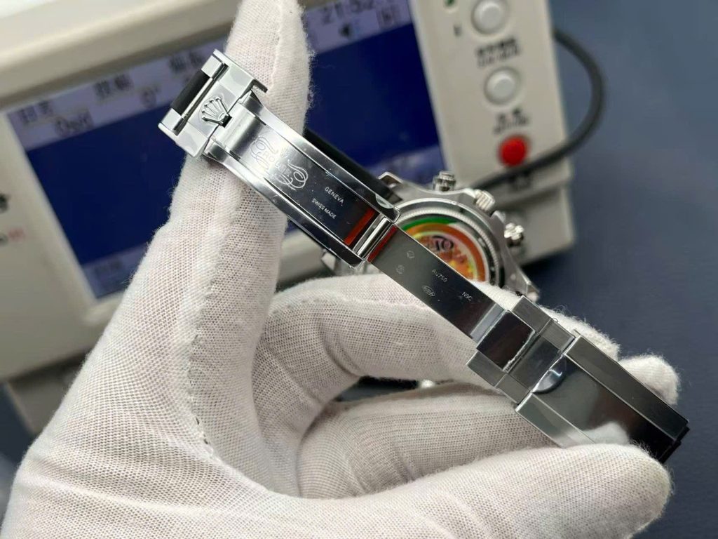 Đồng Hồ Rolex Replica 11 Cosmograph Daytona 126519LN Mặt Đen Dây Oysterflex Nhà Máy QF 40mm (2)