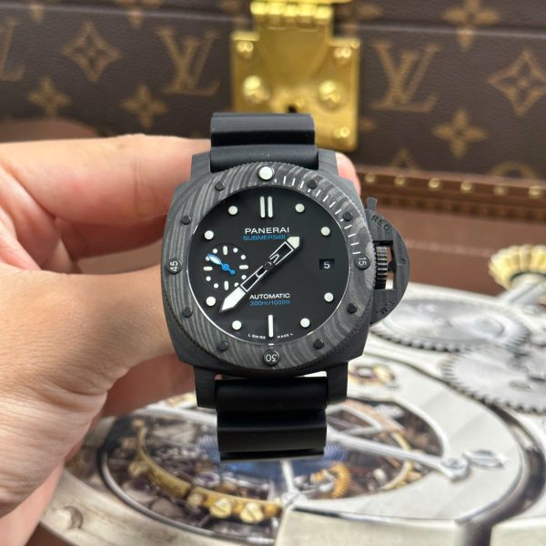 Đồng Hồ Submersible Carbotech PAM02231 Replica 11 Mặt Đen Máy Cơ Tự Động Xưởng VS 42mm (2)