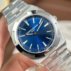 Đồng Hồ Vacheron Constantin Overseas Ultra-Thin 2000V Rep 11 Mặt Xanh Dương Máy Cơ Thụy Sỹ Xưởng 8F 40mm (2)