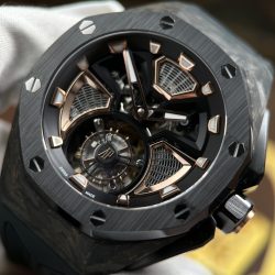 Đồng Hồ Audemars Piguet Royal Oak Concept Flying Tourbillon UAE Version Replica 11 Vỏ Carbon 42mm (2)