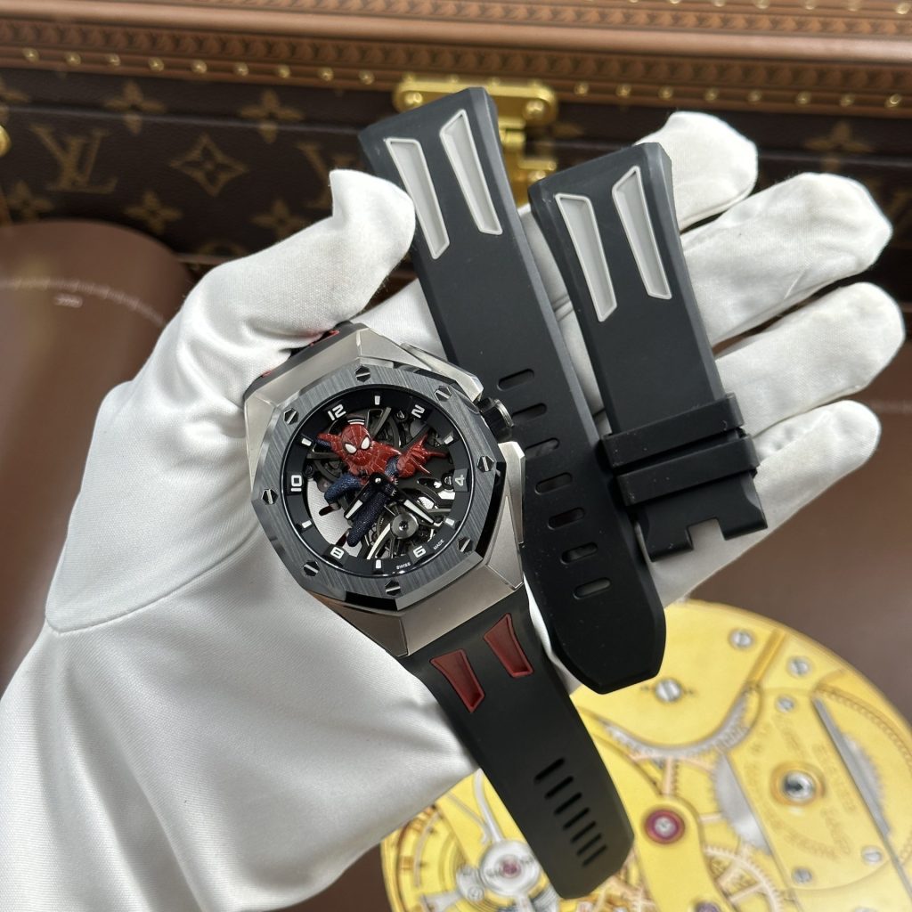 Đồng Hồ Audemars Piguet Royal Oak Titanium 26631IO Spider-Man Chế Tác Cao Cấp 42mm (2)