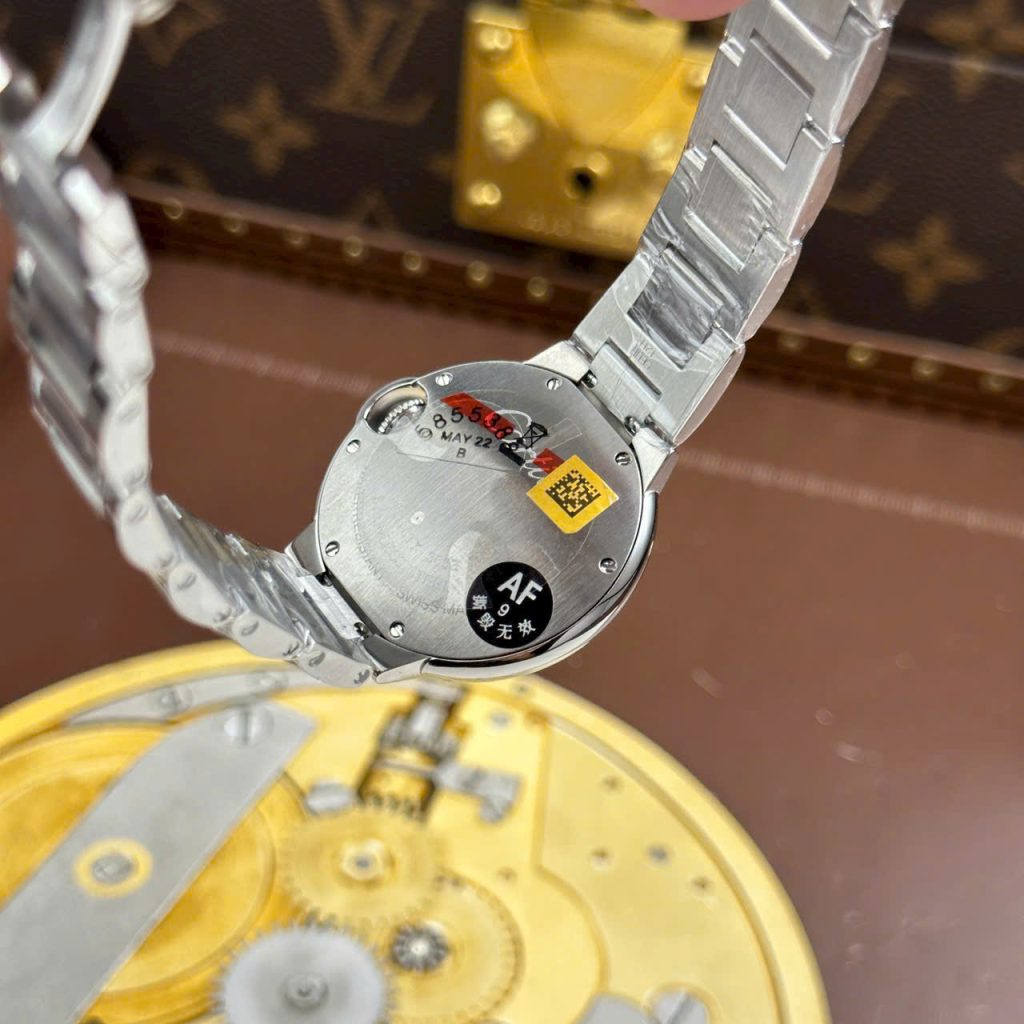 Đồng Hồ Cartier Ballon Bleu Nữ Replica 11 Mặt Hồng Máy Pin Thụy Sỹ Xưởng AF 33mm (2)