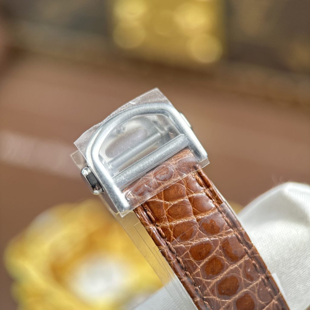 Đồng Hồ Cartier Ballon Bleu Replica 1 1 Nữ Dây Da Nâu Nhà Máy AF 33mm (2)