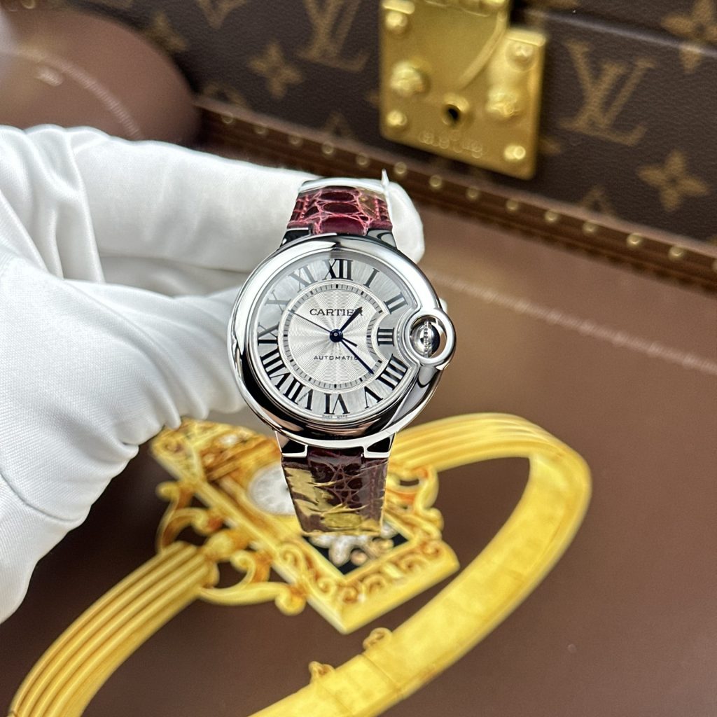 Đồng Hồ Cartier Ballon Bleu Replica 11 Nữ Máy Cơ Tự Động Nhà Máy AF 33mm (2)
