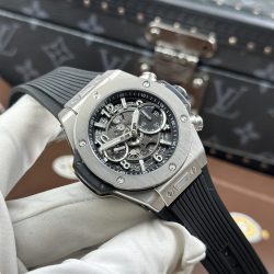 Đồng Hồ Hublot Big Bang Unico Titanium Rep 11 Màu Đen Máy Chronograph 44mm (2)