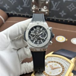 Đồng Hồ Hublot Big Bang Unico Titanium Rep 11 Màu Đen Máy Chronograph 44mm (2)