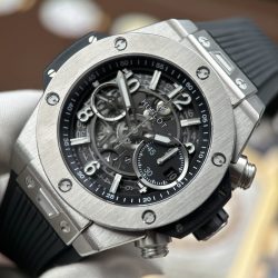 Đồng Hồ Hublot Big Bang Unico Titanium Rep 11 Màu Đen Máy Chronograph 44mm (2)