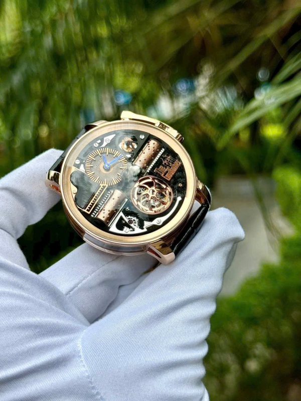 Đồng Hồ Jacob & Co Opera Godfather Musical Fake 11 Máy Cơ Thụy Sỹ Dây Da 43mm (1)