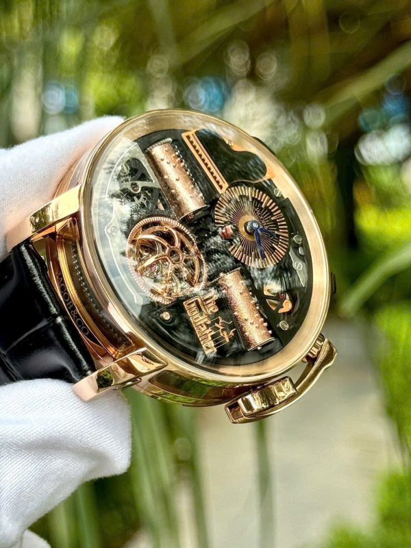 Đồng Hồ Jacob & Co Opera Godfather Musical Fake 11 Máy Cơ Thụy Sỹ Dây Da 43mm (1)