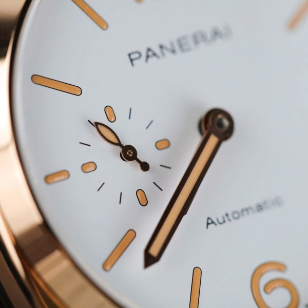 Đồng Hồ Panerai Luminor PAM01042 Replica 11 Mặt Trắng Dây Da Nhà Máy VS 42mm (2)