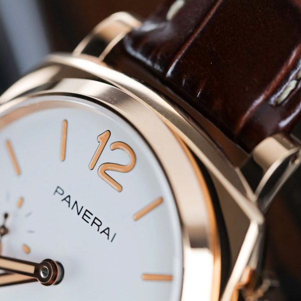 Đồng Hồ Panerai Luminor PAM01042 Replica 11 Mặt Trắng Dây Da Nhà Máy VS 42mm (2)