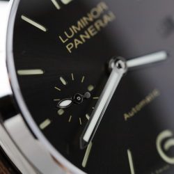 Đồng Hồ Panerai Luminor PAM904 Rep 11 Mặt Đen Dây Da Nâu Xưởng VS 42mm (2)
