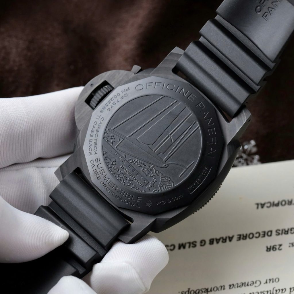 Đồng Hồ Panerai Submersible Luna Rossa PAM01039 Chế Tác Máy Cơ Thụy Sỹ Dây Cao Su 47mm (2)
