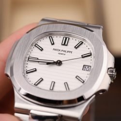 Đồng Hồ Patek Philippe Nautilus 5711 Chế Tác Mặt Trắng Máy Khắc Nhà Máy BBF 40mm (2)